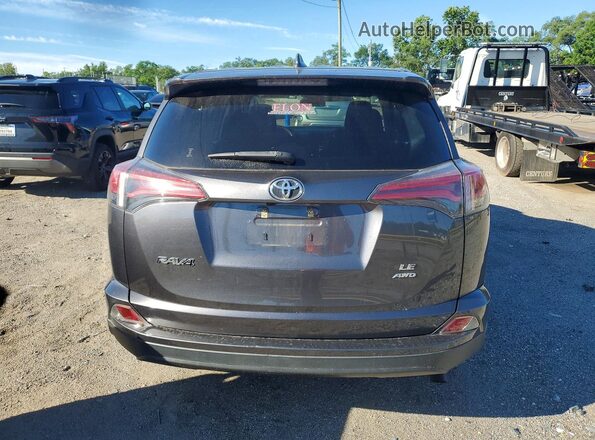 JTMBFREV4JJ732644 2018 TOYOTA RAV4 Gray Հետևի տեսք