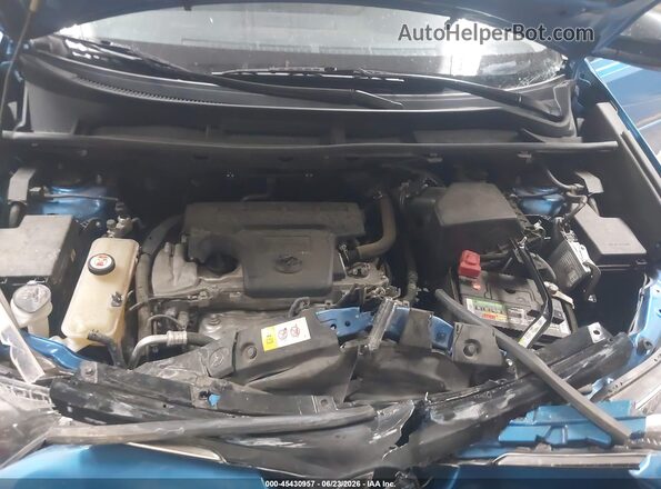JTMBFREV5JJ717747 2018 TOYOTA RAV4 Blue Rear view