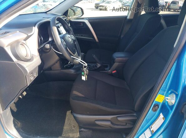 JTMBFREV6GD195430 2016 TOYOTA RAV4 Blue Vista interior delantera