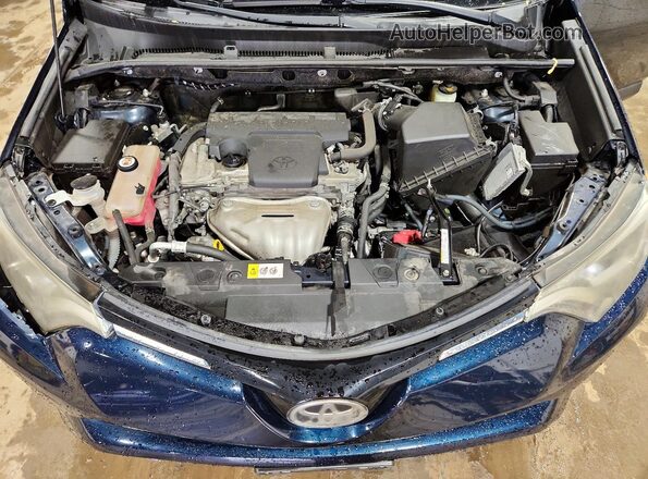JTMBFREV6HJ707917 2017 TOYOTA RAV4 Blue ძრავის განყოფილების ხედი