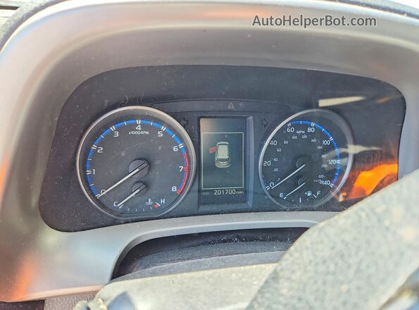 JTMBFREV8HJ706641 2017 TOYOTA RAV4 Blue Instrument cluster view