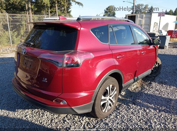 JTMBFREV9JD227035 2018 TOYOTA RAV4 Red უკანა მარჯვენა