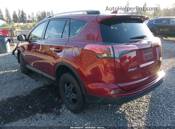 JTMBFREV9JD227035 2018 TOYOTA RAV4 Red უკანა მარცხენა