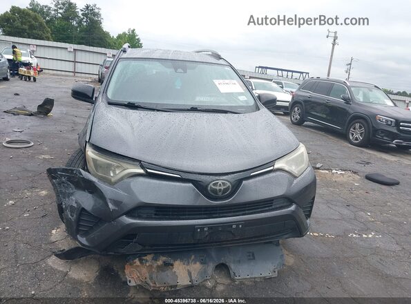 JTMBFREV9JJ734308 2018 TOYOTA RAV4 Gray Вид щитка приладів