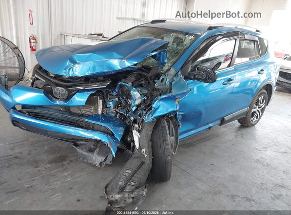 JTMBFREVXGJ068763 2016 TOYOTA RAV4 Синий Передняя левая четверть