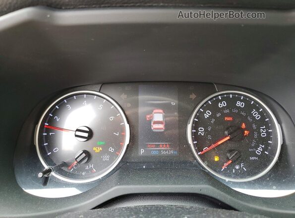 JTMC1RFV0KD514962 2019 TOYOTA RAV4 Black Vista del cuadro de instrumentos