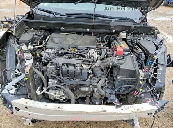 JTMC1RFV0KD514962 2019 TOYOTA RAV4 Black Vista del compartimento del motor