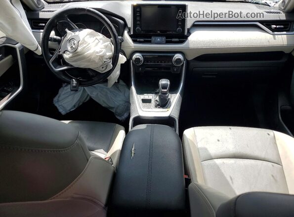 JTMC1RFV0LD517765 2020 TOYOTA RAV4 Silver წინა პანელის ხედი