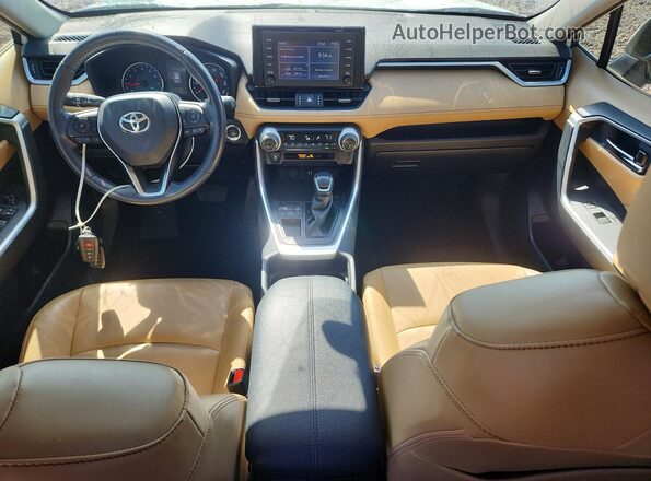 JTMC1RFV1KD019945 2019 TOYOTA RAV4 Белый Вид панели приборов