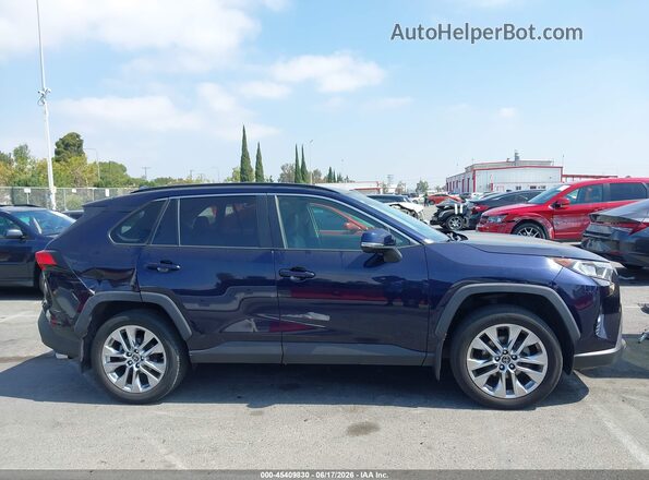 JTMC1RFV1KD027530 2019 TOYOTA RAV4 Blue Սալոնի հետևի տեսք