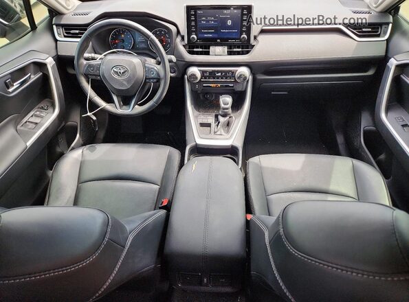 JTMC1RFV2KD030100 2019 TOYOTA RAV4 Gray 