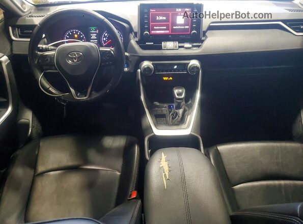 JTMC1RFV2LJ020797 2020 TOYOTA RAV4 Blue Առջևի վահանակի տեսք