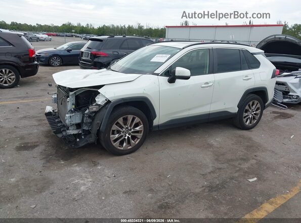 JTMC1RFVXMD081234 2021 TOYOTA RAV4 Белый Передняя левая четверть