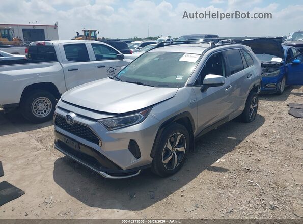 JTMCB3FV2MD058380 2021 TOYOTA RAV4 PRIME Silver წინა მარცხენა ხედი სამი მეოთხედიდან