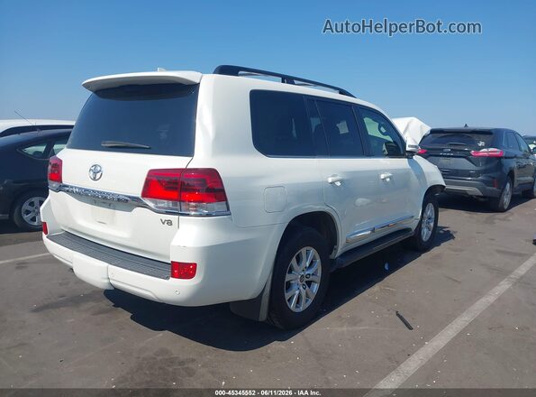 JTMCY7AJ2K4075798 2019 TOYOTA LAND CRUISER White უკანა მარჯვენა