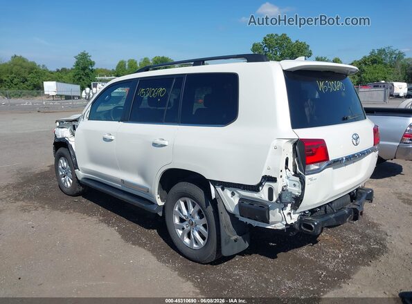 JTMCY7AJ4J4074084 2018 TOYOTA LAND CRUISER White Задня ліва чверть