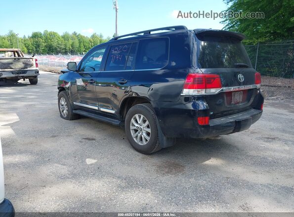 JTMCY7AJ4K4076922 2019 TOYOTA LAND CRUISER Black უკანა მარცხენა