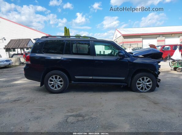 JTMCY7AJ4K4076922 2019 TOYOTA LAND CRUISER Black უკანა სალონის ხედი