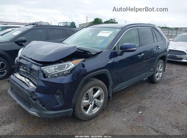 JTMD6RFV1LD006197 2020 TOYOTA RAV4 HYBRID Dark Blue წინა მარცხენა ხედი სამი მეოთხედიდან