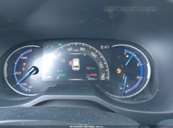 JTMD6RFV6LD005806 2020 TOYOTA RAV4 HYBRID Blue უკანა სავარძლების ხედი