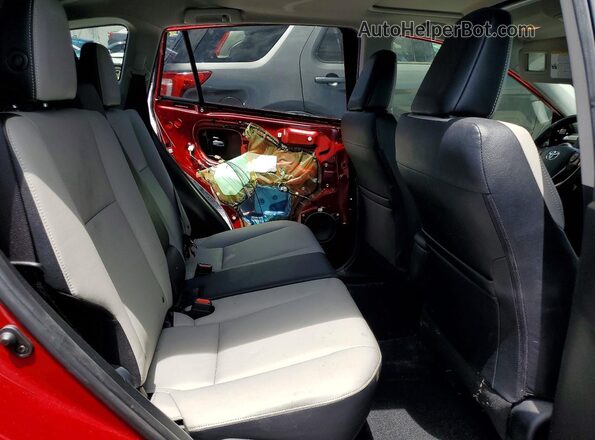 JTMDFREV0JD242094 2018 TOYOTA RAV4 Red Rear seats view