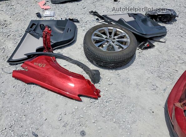 JTMDFREV0JD242094 2018 TOYOTA RAV4 Red Engine compartment view