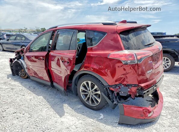 JTMDFREV0JD242094 2018 TOYOTA RAV4 Red Rear left
