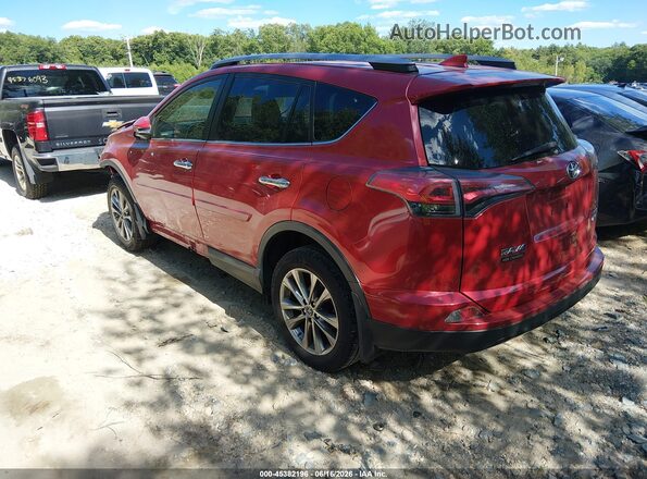 JTMDFREV1HJ147393 2017 TOYOTA RAV4 Red Trasero izquierdo