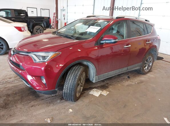 JTMDFREV2JD239522 2018 TOYOTA RAV4 Red Vista tres cuartos delantera izquierda