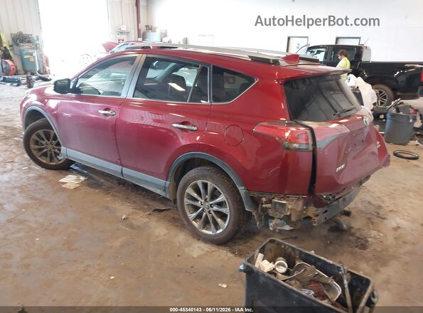 JTMDFREV2JD239522 2018 TOYOTA RAV4 Red Trasero izquierdo