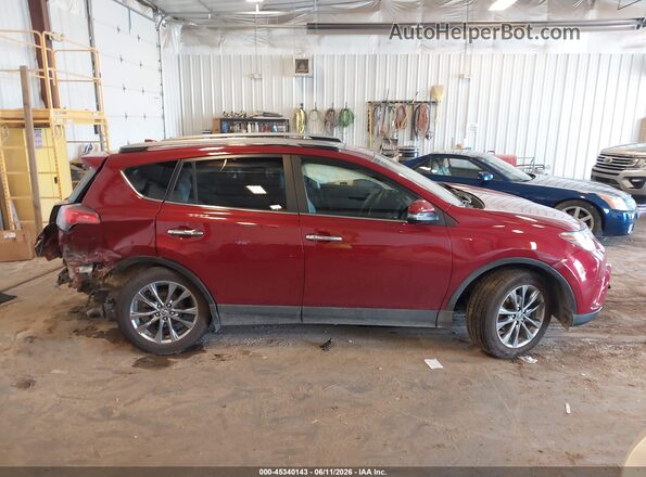 JTMDFREV2JD239522 2018 TOYOTA RAV4 Red Vista del cuadro de instrumentos
