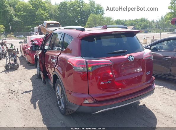JTMDFREV6JD243525 2018 TOYOTA RAV4 Red Rear left