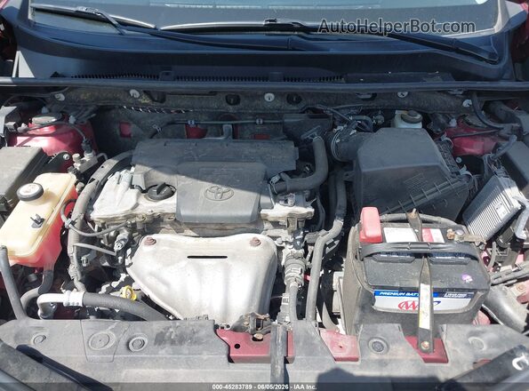 JTMDFREV6JD243525 2018 TOYOTA RAV4 Red Rear view