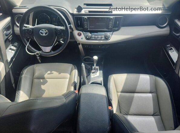 JTMDFREV8GD190335 2016 TOYOTA RAV4 Gray Առջևի վահանակի տեսք