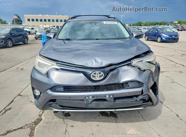 JTMDFREV8GD190335 2016 TOYOTA RAV4 Gray Դիմացի տեսք