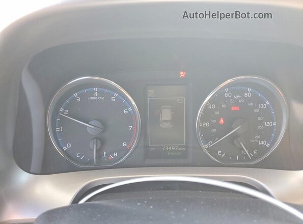 JTMDFREVXHJ136201 2017 TOYOTA RAV4 White Instrument cluster view