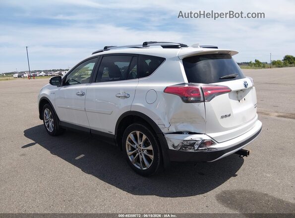 JTMDJREV0GD041206 2016 TOYOTA RAV4 HYBRID White Rear left