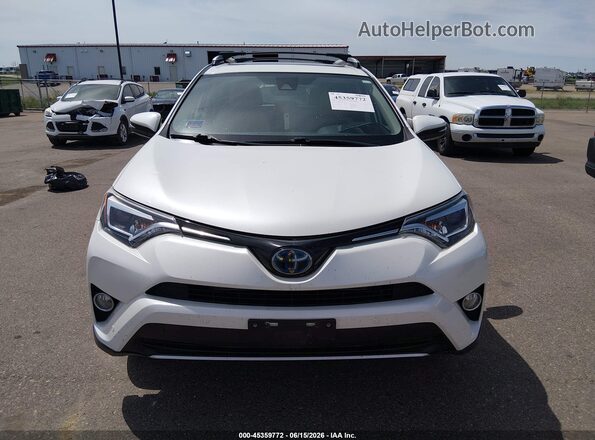 JTMDJREV0GD041206 2016 TOYOTA RAV4 HYBRID White Instrument cluster view