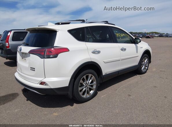 JTMDJREV0GD041206 2016 TOYOTA RAV4 HYBRID White Rear right