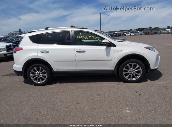 JTMDJREV0GD041206 2016 TOYOTA RAV4 HYBRID White Rear interior view