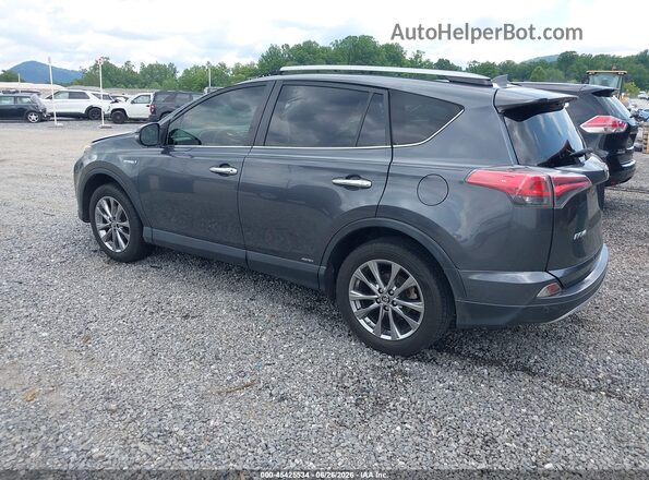 JTMDJREV0HD080959 2017 TOYOTA RAV4 HYBRID Gray Rear left
