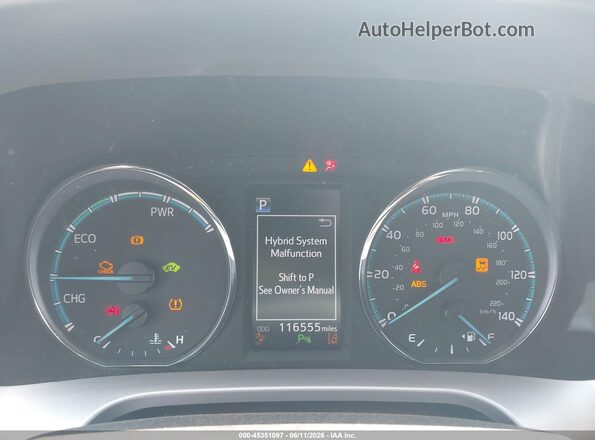 JTMDJREV0HD115399 2017 TOYOTA RAV4 HYBRID White Vista de los asientos traseros