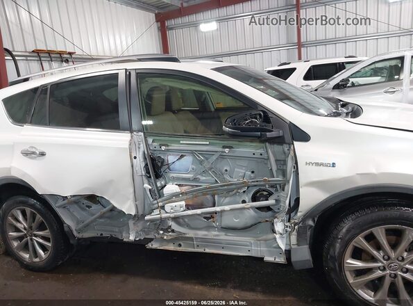 JTMDJREV0HD144319 2017 TOYOTA RAV4 HYBRID White უკანა სალონის ხედი
