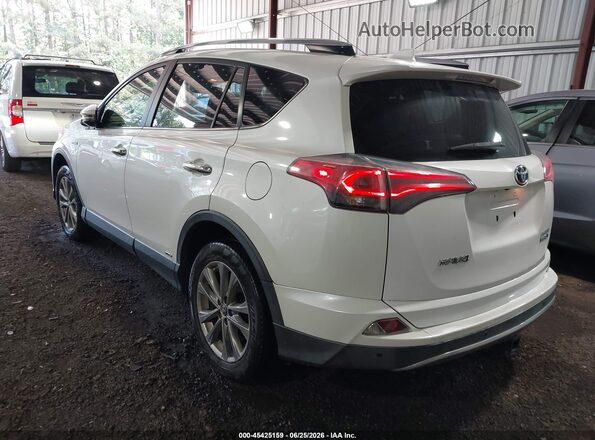 JTMDJREV0HD144319 2017 TOYOTA RAV4 HYBRID White უკანა მარცხენა