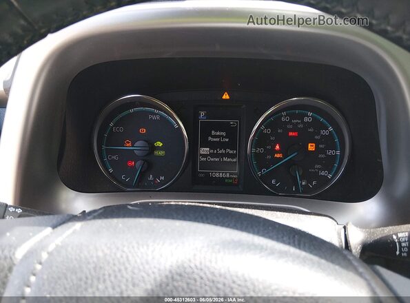 JTMDJREV0JD249450 2018 TOYOTA RAV4 HYBRID Black Widok tylnych siedzeń