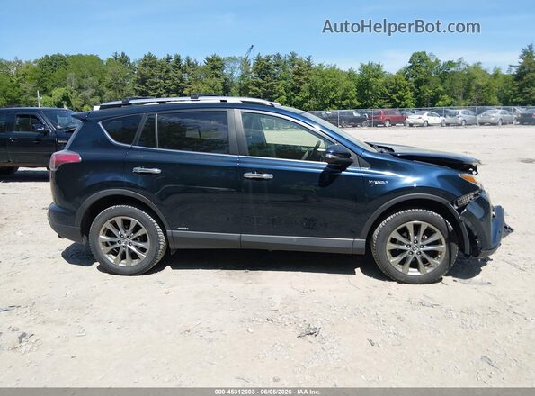 JTMDJREV0JD249450 2018 TOYOTA RAV4 HYBRID Black Widok wnętrza z tyłu