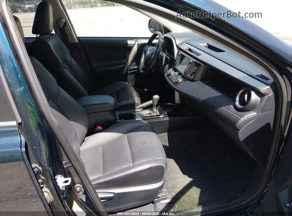 JTMDJREV0JD249450 2018 TOYOTA RAV4 HYBRID Black Widok wnętrza z przodu