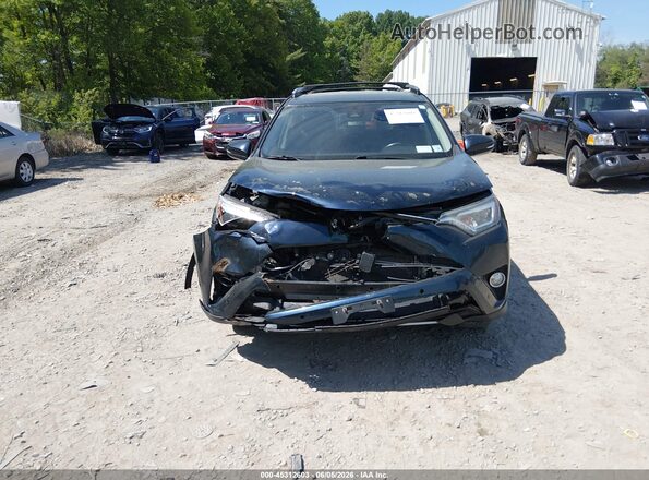 JTMDJREV0JD249450 2018 TOYOTA RAV4 HYBRID Black Widok zestawu wskaźników