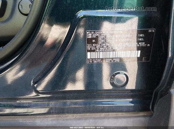 JTMDJREV0JD249450 2018 TOYOTA RAV4 HYBRID Black Widok komory silnika
