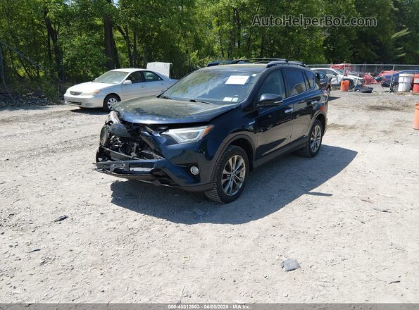 JTMDJREV0JD249450 2018 TOYOTA RAV4 HYBRID Black Przód lewy